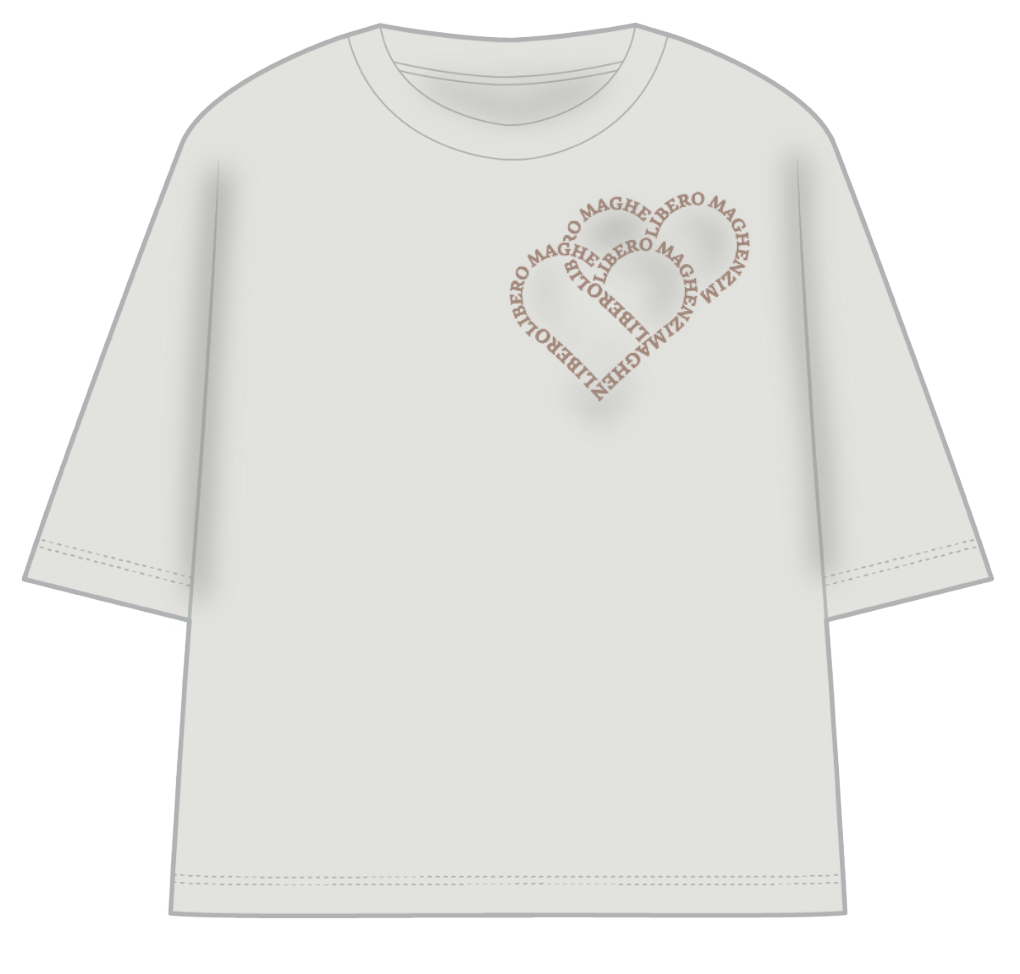 T-Shirt Oversize Heart Love