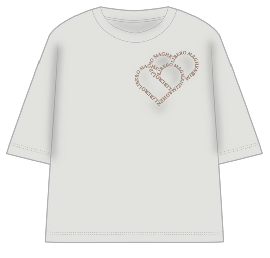 T-Shirt Oversize Heart Love